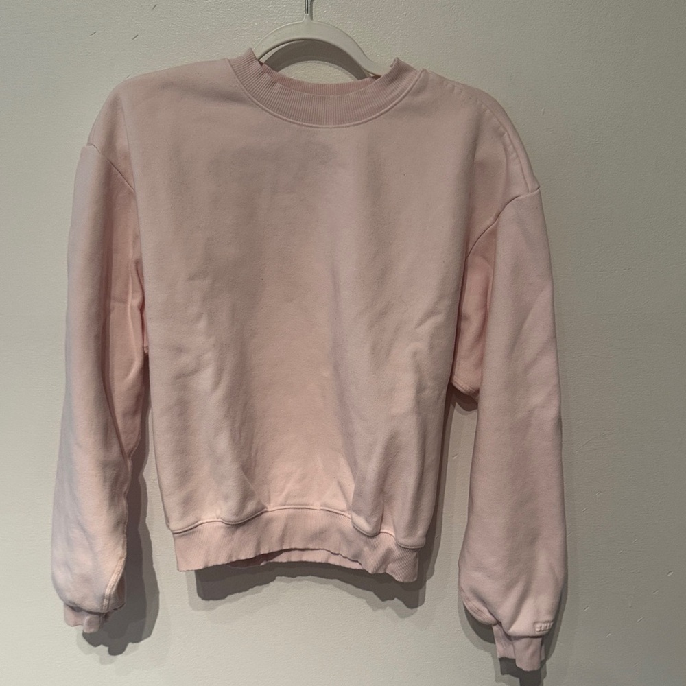 SKIMS Pink Crewneck Sweatshirt SIZE LARGE NEVER WORN